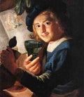 Honthorst Gerrit Van Young Drinker 5 A4 Photo Print