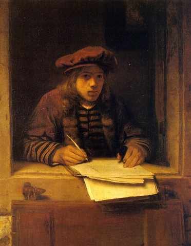 Hoogstraten Samuel Van Self Portrait A4 Photo Print