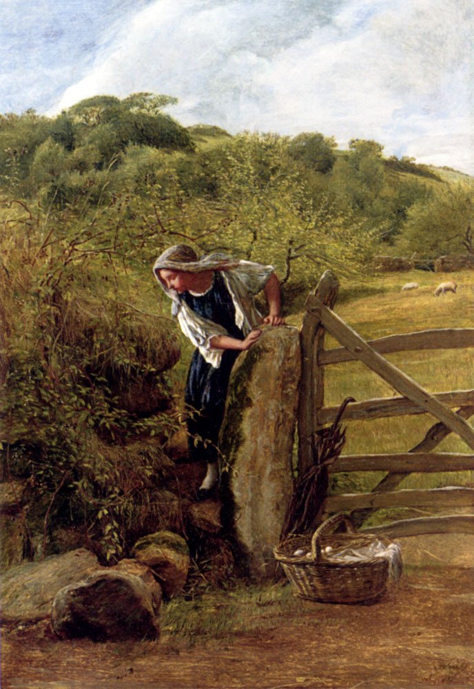 Hook James Clarke Going To Market Art A4 Photo Print