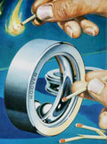 Hoover Vacuum Flame Vintage Retro Advert Ads A4 Photo Print