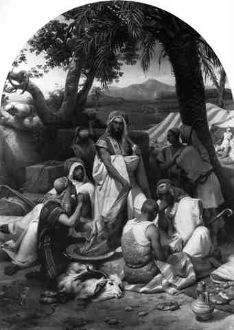 Horace Vernet Oasis A4 Photo Print