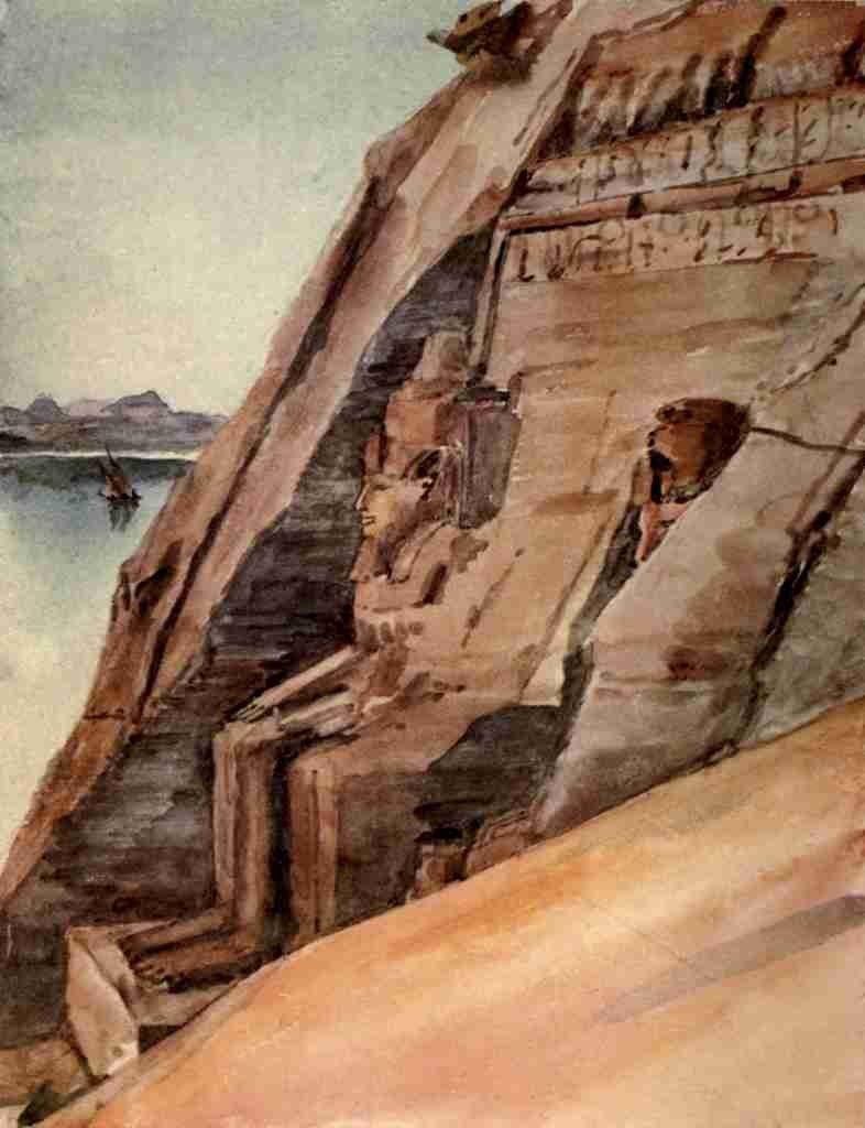 Hornby Frances M A Nile Journal 1908 Abu Simbel A4 Photo Print
