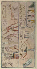 Hornby Frances M A Nile Journal 1908 Rameses III hunting from temple at Medinet Abu A4 Photo Print