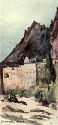 Hornby Frances M Sinai & Petra 1907 Convent at Sinai A4 Photo Print