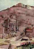 Hornby Frances M Sinai & Petra 1907 Tomb with the Um Petra A4 Photo Print