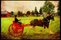 Horse 197006 Horse And Buggy A4 Limited Edition Watercolour Print