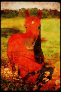 Horse 197013 American Saddlebred A4 Limited Edition Watercolour Print