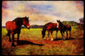 Horse 197017 Working Horses (farm) A4 Limited Edition Watercolour Print