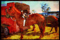 Horse 197051 Hunter (Thoroughbred cross) A4 Limited Edition Watercolour Print