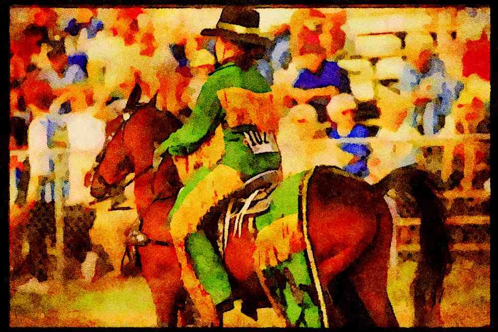 Horse 197075 Miniature Stallion A4 Limited Edition Watercolour Print