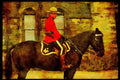 Horse 197083 R.C.M.P. Officer On Horseback A4 Limited Edition Watercolour Print