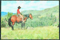 Horse 197093 Working Cowboys, Rocky Mountains A4 Limited Edition Watercolour Print