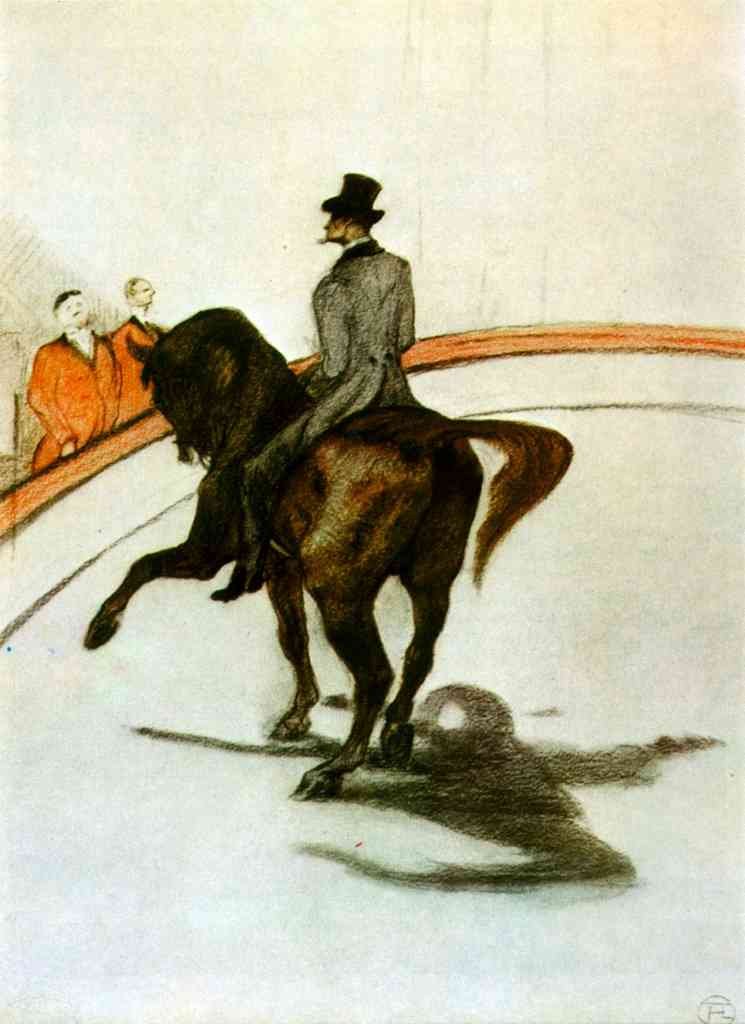 Horse In The Ring Toulouselautrec A4 Photo Print