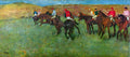 Horse Racing Before Starting Degas A4 Photo Print