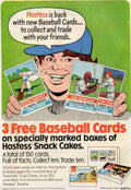Hostess Baseball Cards Vintage Retro Advert Ads A4 Photo Print