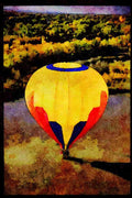 Hot Air Balloons 329002 Balloon In Rio Grande River, Albuquerque A4 Limited Edition Watercolour Print