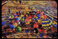 Hot Air Balloons 329030 Launch Field, Massed Balloons, Albuquerque A4 Limited Edition Watercolour Print