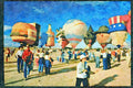 Hot Air Balloons 329068 Albuquerque Balloon Fiesta Shapes _Rodeo_ A4 Limited Edition Watercolour Print