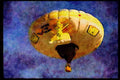 Hot Air Balloons 329083 UFO Saucer With Martian A4 Limited Edition Watercolour Print