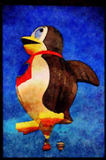 Hot Air Balloons 329091 Penguin A4 Limited Edition Watercolour Print