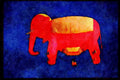 Hot Air Balloons 329096 Pink Elephant A4 Limited Edition Watercolour Print