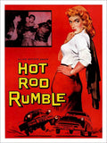 Hot Rod Rumble Vintage Retro Advert Poster A4 Photo Print