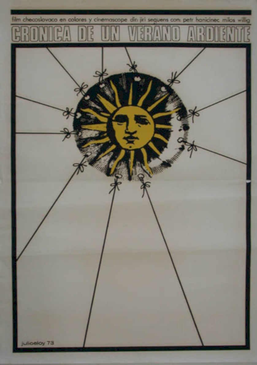 Hot Summer Chronicle Vintage Retro Advert Ads A4 Photo Print