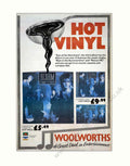 Hot Vinyl Eye Vintage Retro Advert Poster A4 Photo Print