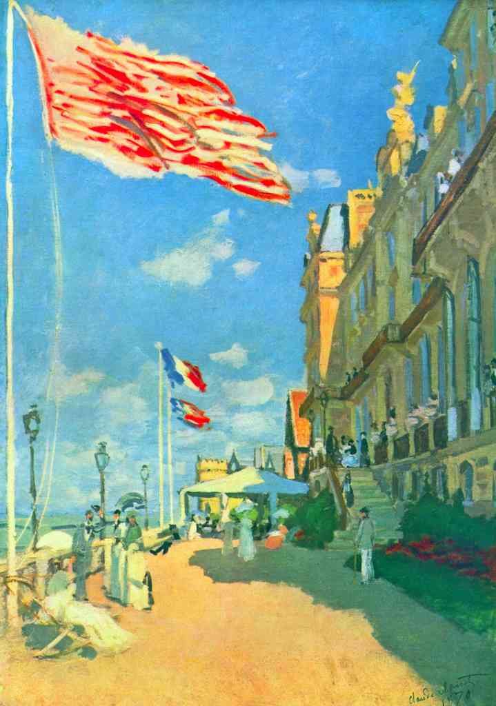Hotel Des Roches Noires In Trouville Monet A4 Photo Print