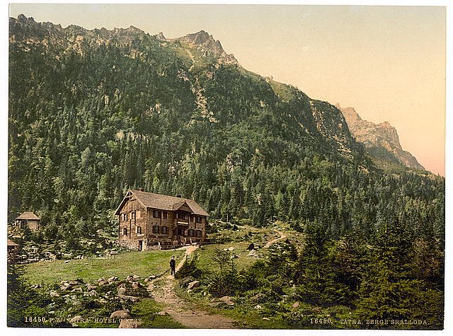 Hotel Gemse Tatra Vintage A4 Photo Print
