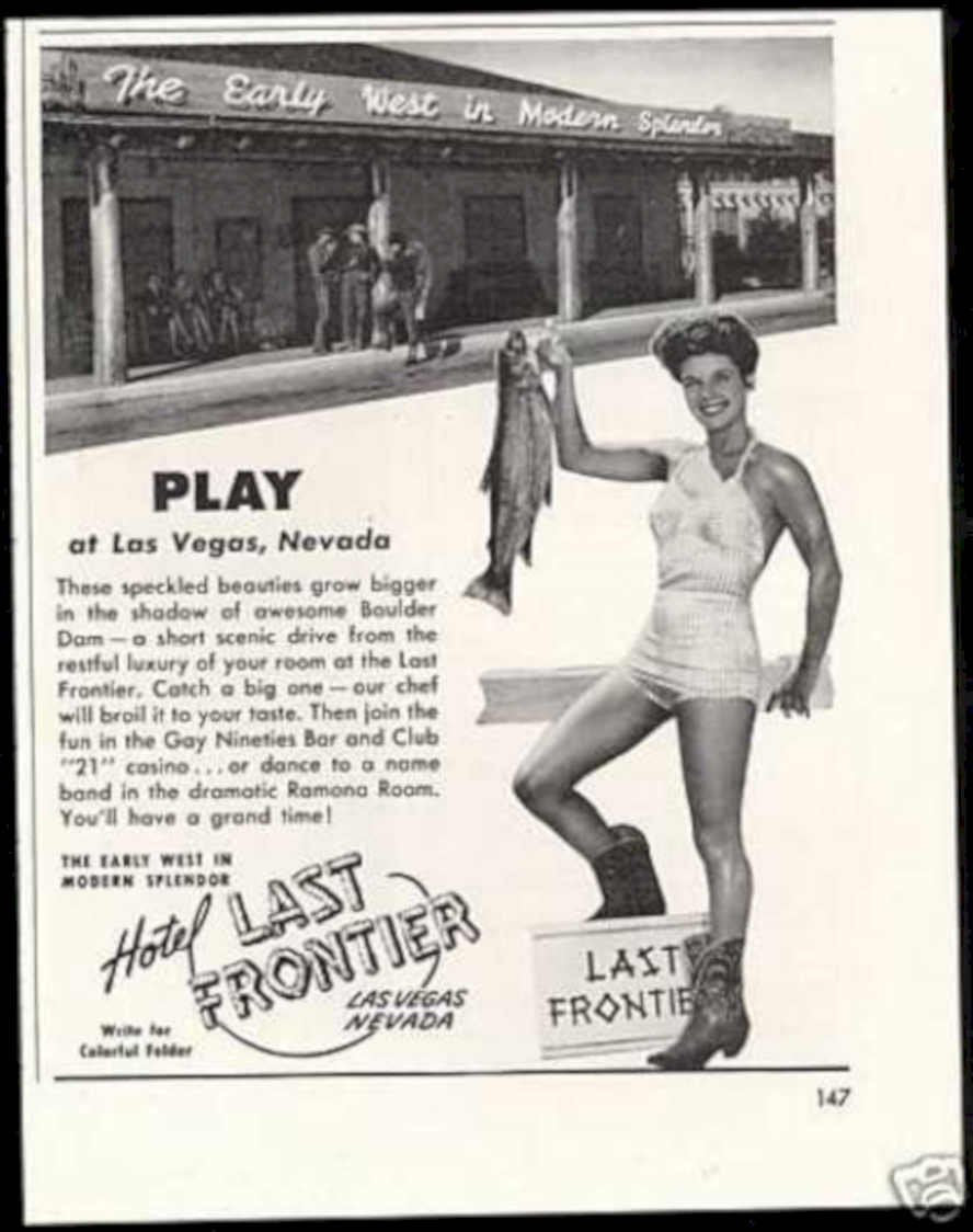 Hotel Last Frontier Vintage Retro Advert Ads A4 Photo Print