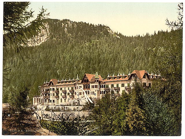 Hotel Penegal Tyrol Vintage A4 Photo Print