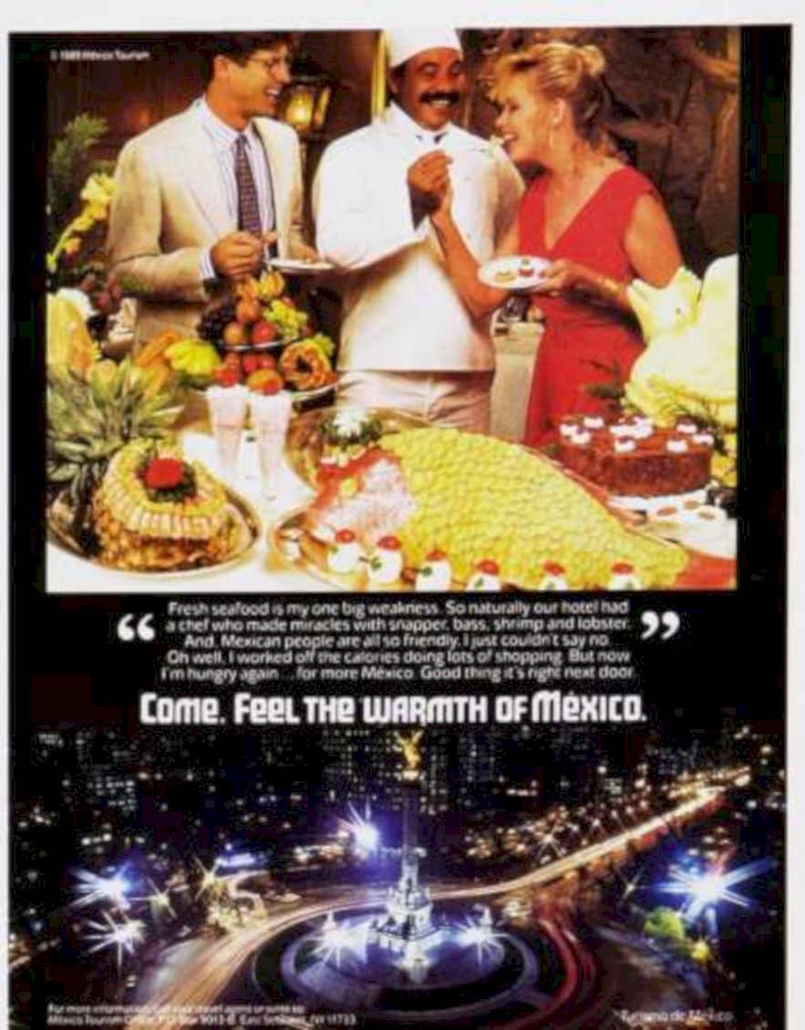 Hotel Restaurant Mexico Vintage Retro Advert Ads A4 Photo Print