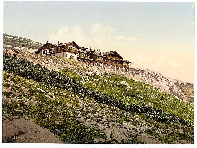 Hotel Schneeberg Lower Austria Vintage A4 Photo Print