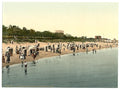 Hotel and beach Colberg Pommeraina Vintage A4 Photo Print
