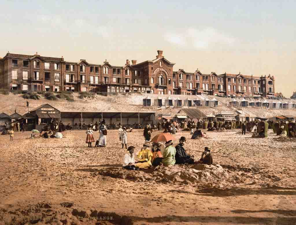 Hoteld Orange Scheveningen Holland Vintage A4 Photo Print