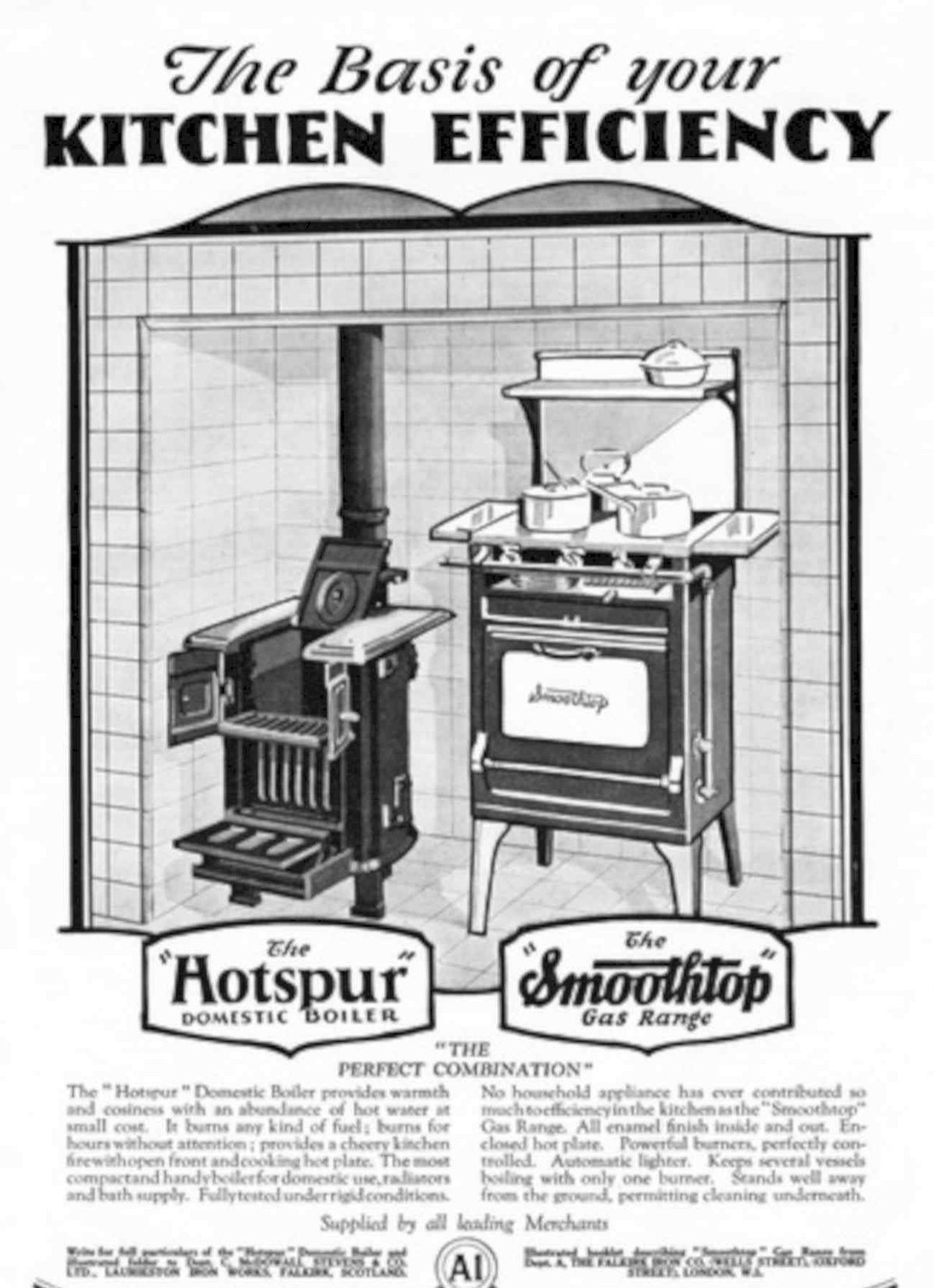 Hotspurr Smoothtop Kitchen Vintage Retro Advert Poster A4 Photo Print