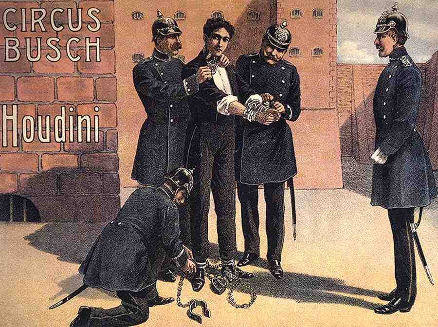 Houdin Busch Magic Magician Vintage A4 Photo Print