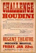 Houdini 5 Magic Magician Vintage A4 Photo Print