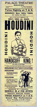 Houdini 8 Magic Magician Vintage A4 Photo Print