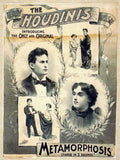 Houdini 9 Magic Magician Vintage A4 Photo Print