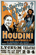 Houdini Magic Magician Vintage A4 Photo Print