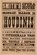 Houdini Smiths Opera Vintage Retro Advert Poster A4 Photo Print
