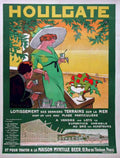 Houlgate Terrains Sea Vintage Retro Advert Poster A4 Photo Print