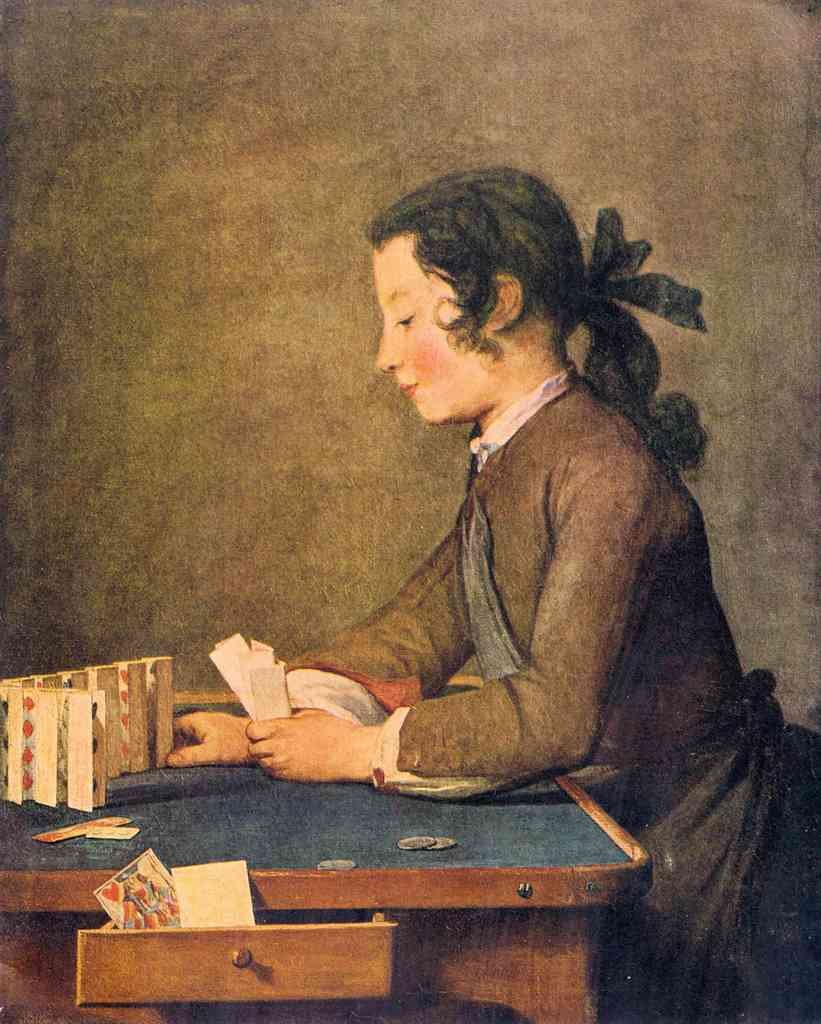 House Of Cards Jean Chardin A4 Photo Print