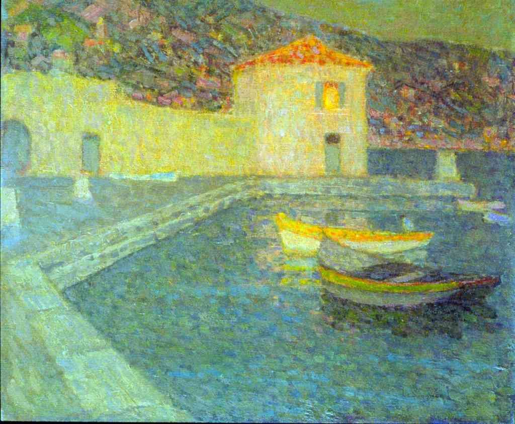 House The Sea Sidaner Impressionism A4 Photo Print