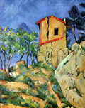 House With Walls Cezanne A4 Photo Print