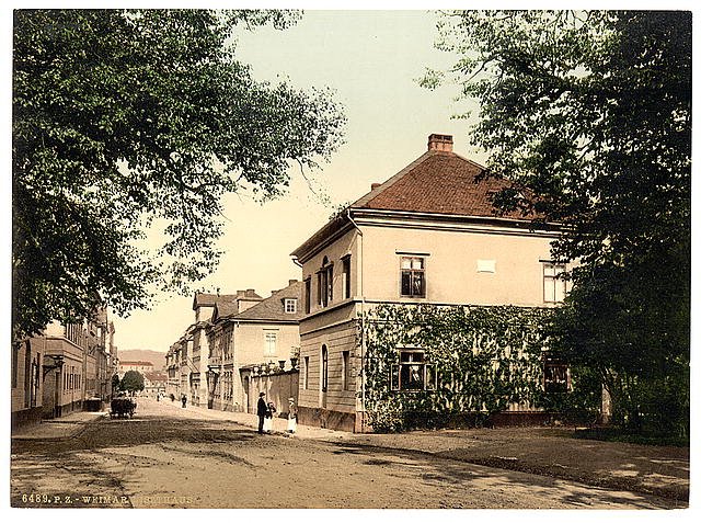 House of Liszt Weimar Thuringia Vintage A4 Photo Print