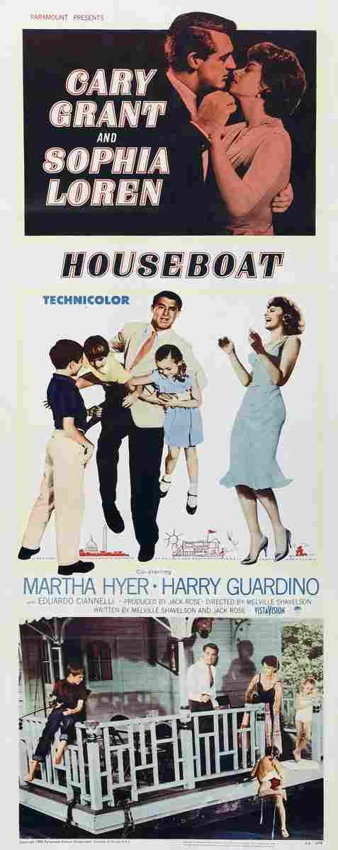 Houseboat 01  film star poster A4 Photo Print