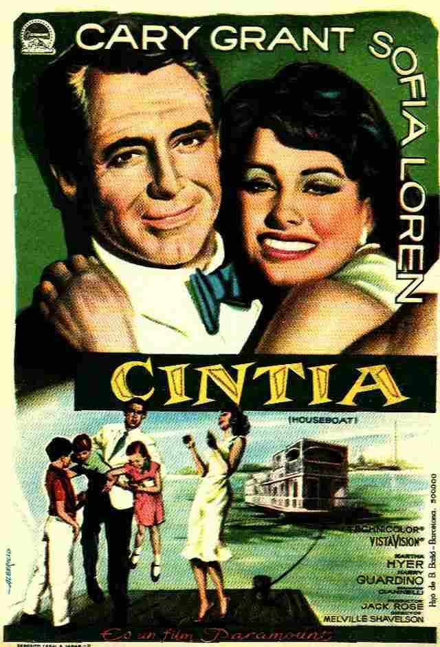 Houseboat 02  film star poster A4 Photo Print